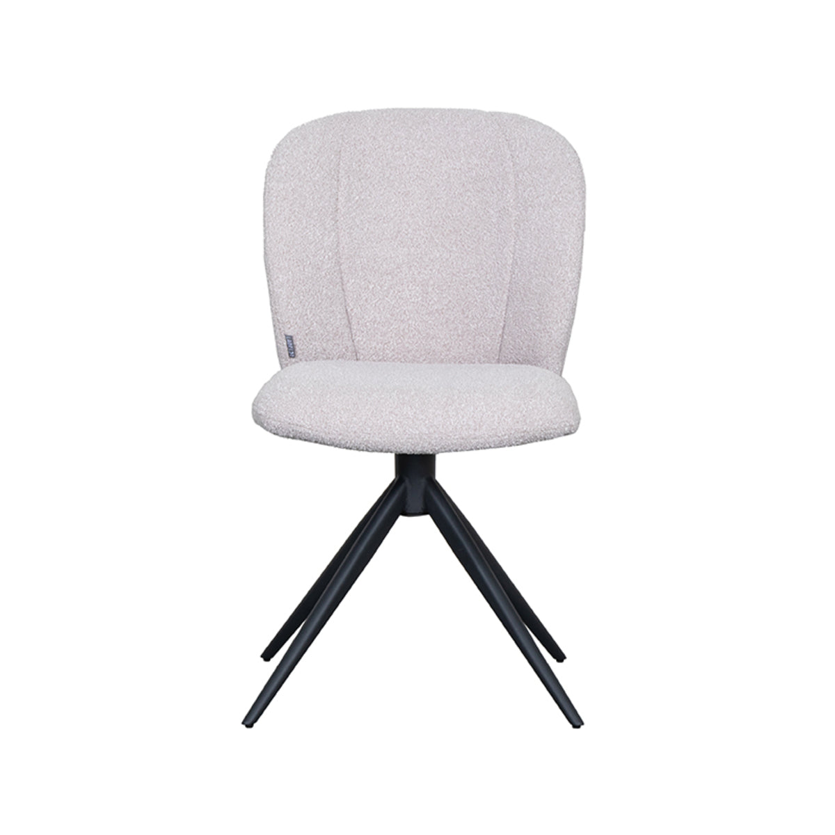 LABEL51 Eetkamerstoel Kimo - Naturel - Boucle